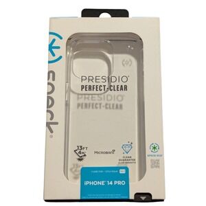 J4. Speck Presidio Case For Apple iPhone 14 Pro (6.1 Pro‎ 2022) ,  Perfect-Clear